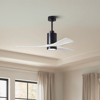 Patricia-3 52" Ceiling Fan in Matte Black