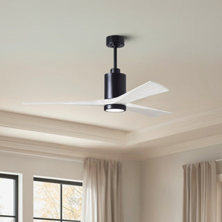 Patricia-3 60" Ceiling Fan in Matte Black