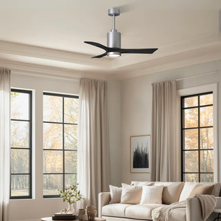 Patricia-3 42" Ceiling Fan in Brushed Nickel