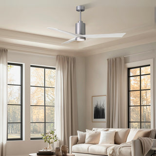 Patricia-3 60" Ceiling Fan in Brushed Nickel