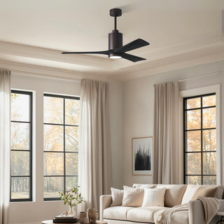 Patricia-3 52" Ceiling Fan in Textured Bronze