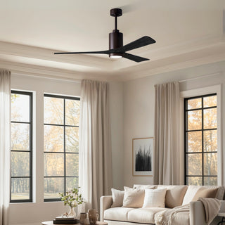 Patricia-3 60" Ceiling Fan in Textured Bronze