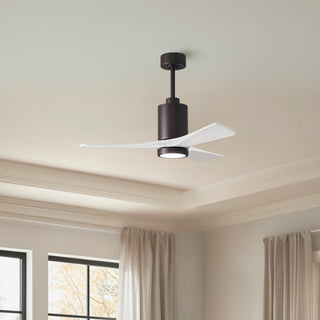 Patricia-3 42" Ceiling Fan in Textured Bronze