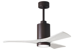 Matthews Fan Company - PA3-TB-MWH-42 - 42" Ceiling Fan - Patricia-3 - Textured Bronze