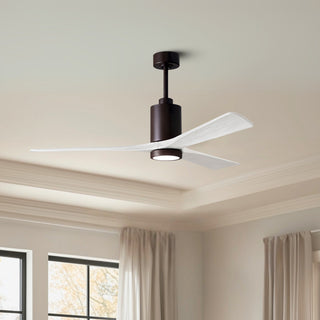 Patricia-3 60" Ceiling Fan in Textured Bronze
