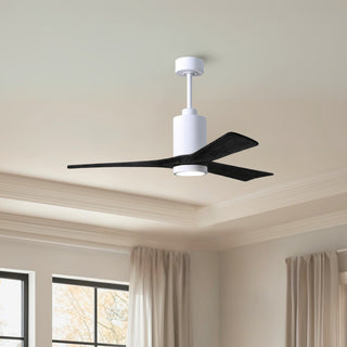 Patricia-3 52" Ceiling Fan in Gloss White