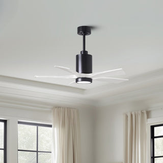Patricia-5 42" Ceiling Fan in Matte Black