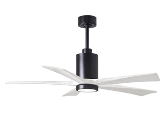 Matthews Fan Company - PA5-BK-MWH-52 - 52" Ceiling Fan - Patricia-5 - Matte Black