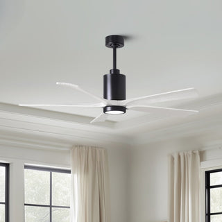 Patricia-5 60" Ceiling Fan in Matte Black