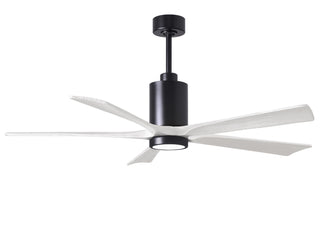 Matthews Fan Company - PA5-BK-MWH-60 - 60" Ceiling Fan - Patricia-5 - Matte Black