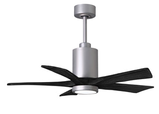 Matthews Fan Company - PA5-BN-BK-42 - 42" Ceiling Fan - Patricia-5 - Brushed Nickel