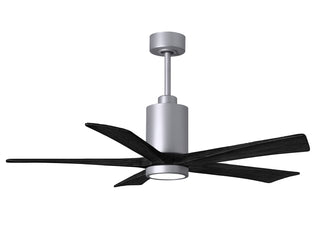 Matthews Fan Company - PA5-BN-BK-52 - 52" Ceiling Fan - Patricia-5 - Brushed Nickel