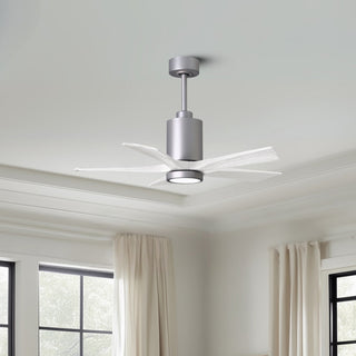 Patricia-5 42" Ceiling Fan in Brushed Nickel