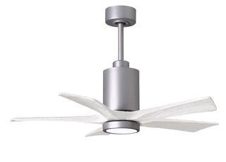 Matthews Fan Company - PA5-BN-MWH-42 - 42" Ceiling Fan - Patricia-5 - Brushed Nickel
