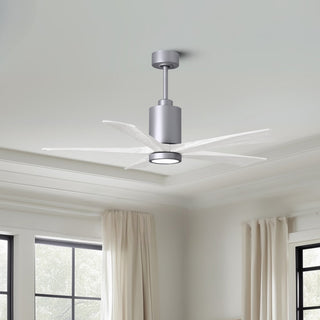 Patricia-5 52" Ceiling Fan in Brushed Nickel