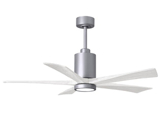 Matthews Fan Company - PA5-BN-MWH-52 - 52" Ceiling Fan - Patricia-5 - Brushed Nickel