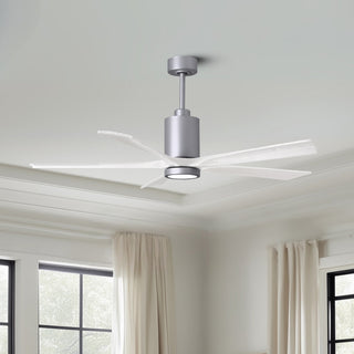 Patricia-5 60" Ceiling Fan in Brushed Nickel