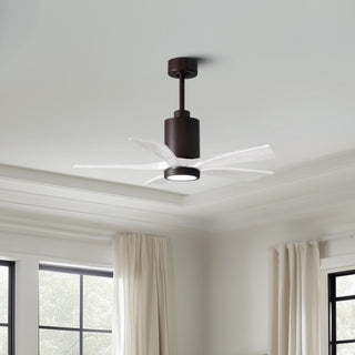 Patricia-5 42" Ceiling Fan in Textured Bronze