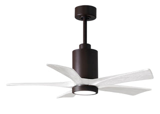 Matthews Fan Company - PA5-TB-MWH-42 - 42" Ceiling Fan - Patricia-5 - Textured Bronze