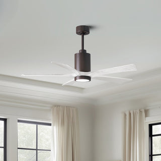 Patricia-5 52" Ceiling Fan in Textured Bronze