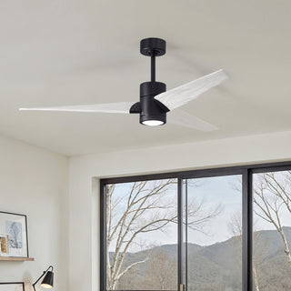 Super Janet 60" Ceiling Fan in Matte Black