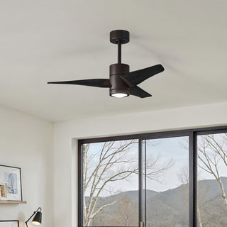 Super Janet 42" Ceiling Fan in Textured Bronze