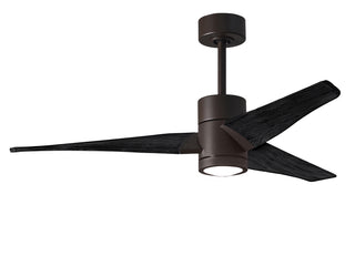 Matthews Fan Company - SJ-TB-BK-52 - 52" Ceiling Fan - Super Janet - Textured Bronze