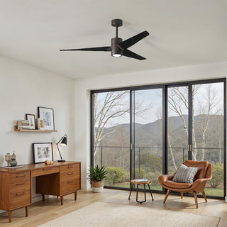 Super Janet 60" Ceiling Fan in Textured Bronze