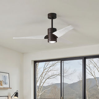 Super Janet 52" Ceiling Fan in Textured Bronze