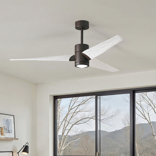 Super Janet 60" Ceiling Fan in Textured Bronze