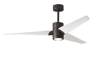 Matthews Fan Company - SJ-TB-MWH-60 - 60" Ceiling Fan - Super Janet - Textured Bronze