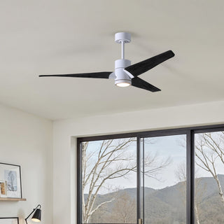Super Janet 52" Ceiling Fan in Gloss White