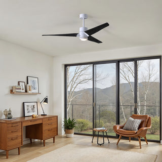 Super Janet 52" Ceiling Fan in Gloss White