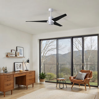 Super Janet 60" Ceiling Fan in Gloss White