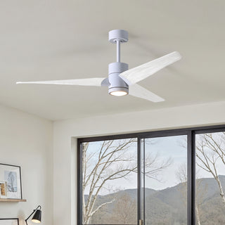 Super Janet 52" Ceiling Fan in Gloss White