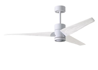 Matthews Fan Company - SJ-WH-MWH-60 - 60" Ceiling Fan - Super Janet - Gloss White