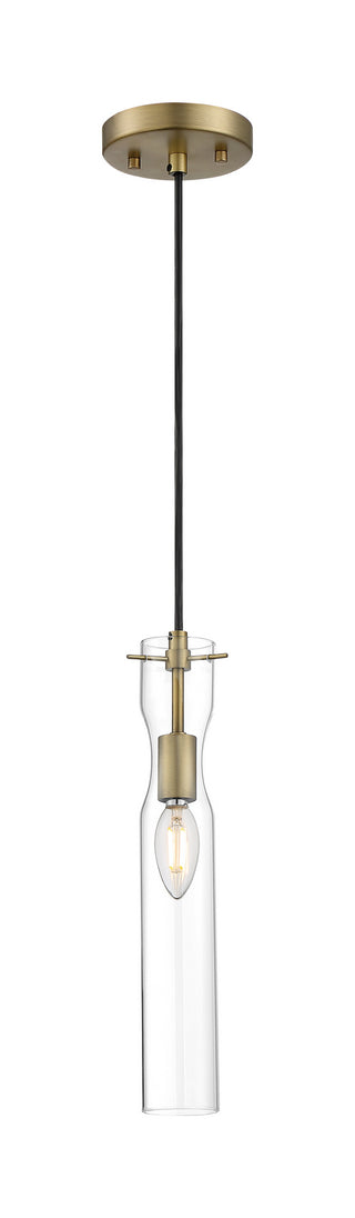 Spyglass One Light Mini Pendant in Vintage Brass