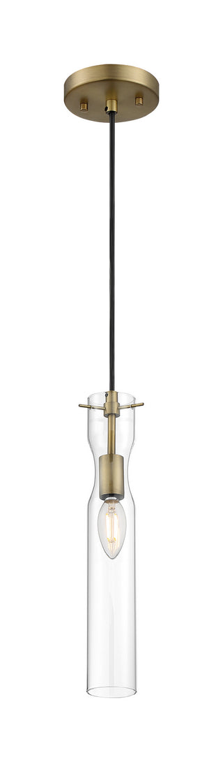 Spyglass One Light Mini Pendant in Vintage Brass