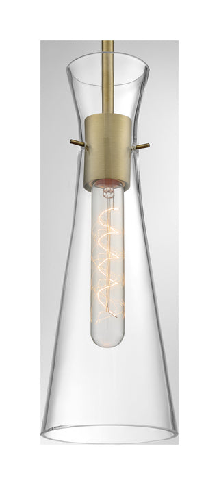 Alondra One Light Mini Pendant in Vintage Brass