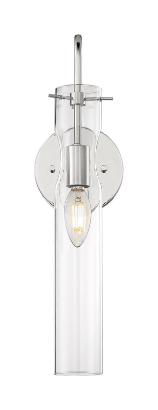 Spyglass One Light Wall Sconce in Polished Nickel