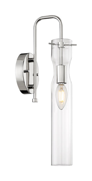Spyglass One Light Wall Sconce in Polished Nickel