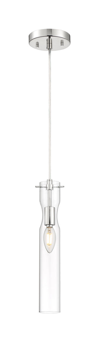 Spyglass One Light Mini Pendant in Polished Nickel