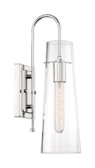 Alondra One Light Wall Sconce in Polished Nickel