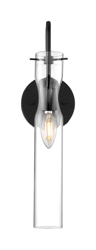 Spyglass One Light Wall Sconce in Black