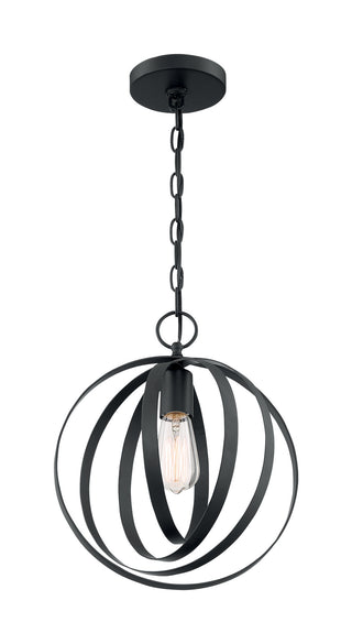 Nuvo Lighting - 60-7066 - One Light Pendant - Pendleton - Matte Black