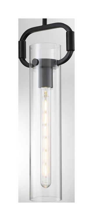Teresa One Light Pendant in Matte Black