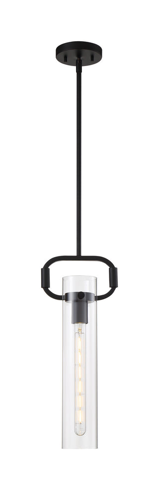 Teresa One Light Pendant in Matte Black