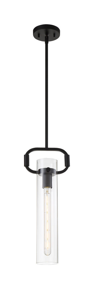 Teresa One Light Pendant in Matte Black