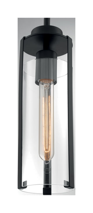 Marina One Light Pendant in Matte Black