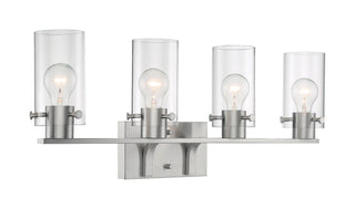 Sommerset Four Light Vanity in Brushed Nickel